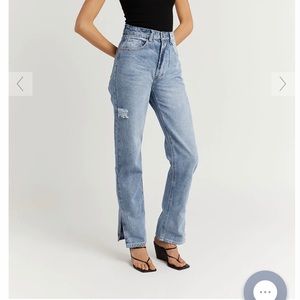 Dissh Split Leg Denim Jean NWT